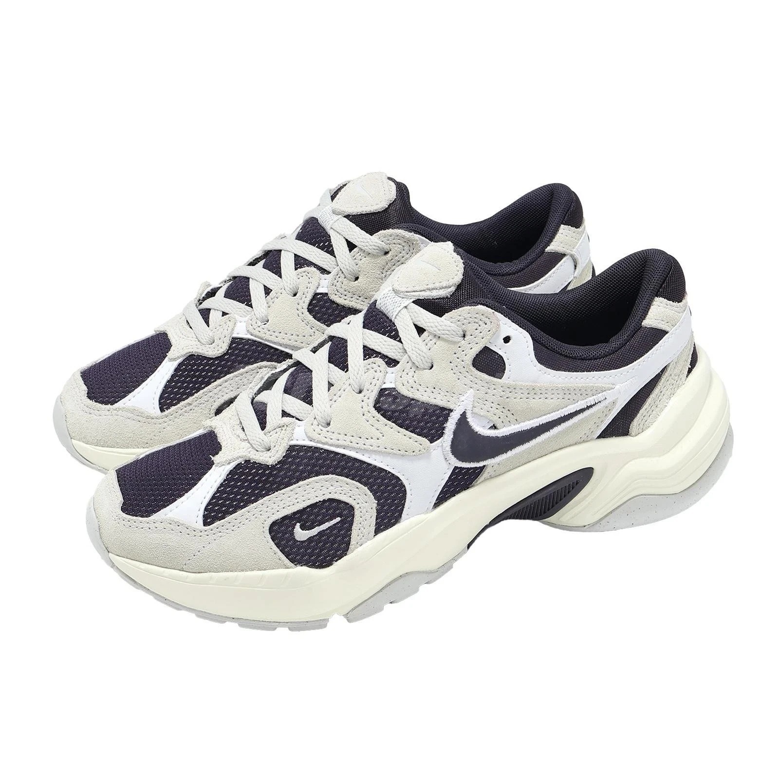 Nike Al8 Mens Size 11.5 Running Shoes White/Purple/Grey Sneakers Fj3794-500 New